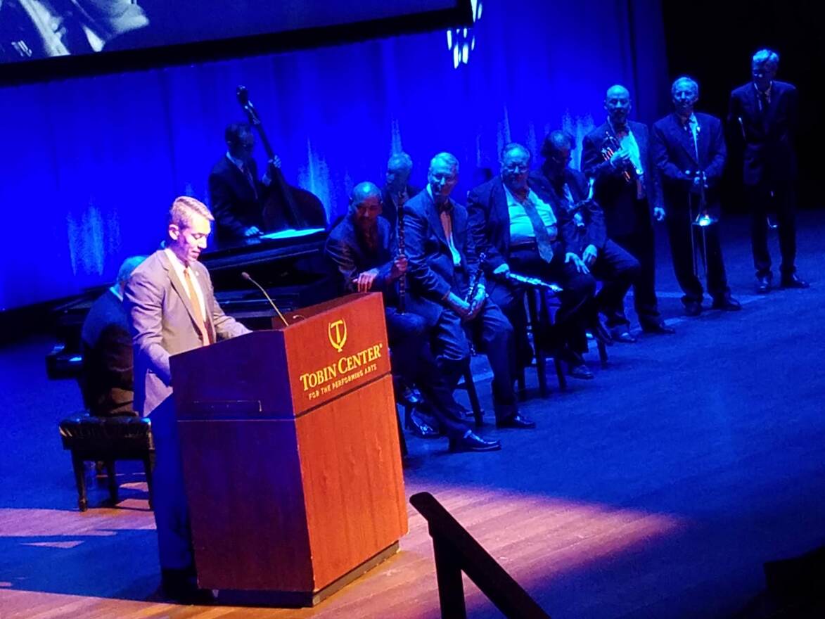 San Antonio Mayor Ron Nirenberg declares Aug. 31, 2019, "Jim Cullum Day" in San Antonio.